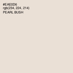 #EAE0D6 - Pearl Bush Color Image
